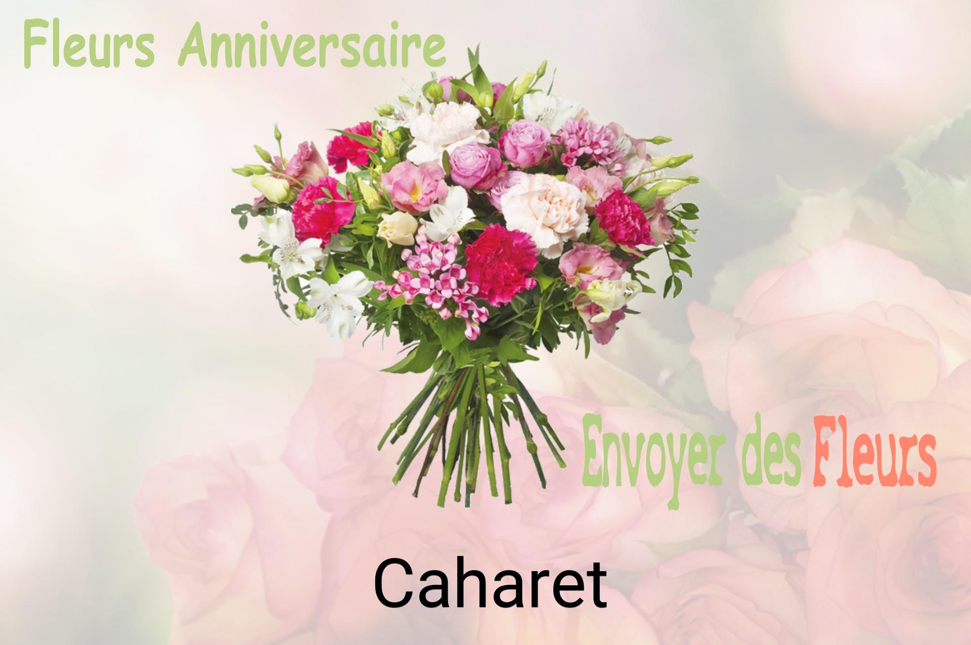 Bouquet de fleurs d’anniversaire livré à Caharet